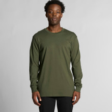 Staple L/S Tee – T Shirts – AS Colour – available in ARMY, ASH HEATHER, BLACK, BONE and 3 more – thumbnail 32 of 32