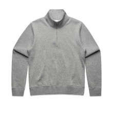 Wo's Stencil Half Zip Crew – Pullovers – AS Colour – available in BLACK, ECRU, GREY MARLE, NAVY and 1 more – thumbnail 5 of 16