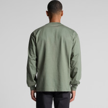 Heavy L/S Tee – T Shirts – AS Colour – available in BLACK, BUTTER, ECRU, MIDNIGHT BLUE and 1 more – thumbnail 16 of 18