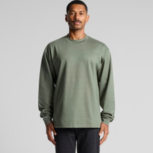 Heavy L/S Tee – T Shirts – AS Colour – available in BLACK, BUTTER, ECRU, MIDNIGHT BLUE and 1 more – thumbnail 18 of 18