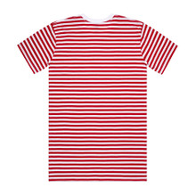 Staple Stripe Tee – T Shirts – AS Colour – available in WHITE/GREEN – thumbnail 4 of 9