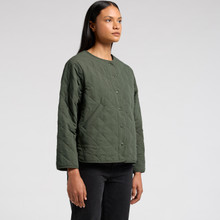 Wo's Quilted Jacket – Jackets – AS Colour – available in BLACK, BONE – thumbnail 8 of 12