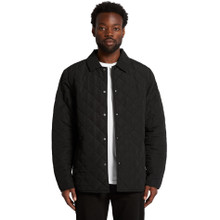 Quilted Jacket – Jackets – AS Colour – available in BLACK – thumbnail 7 of 8