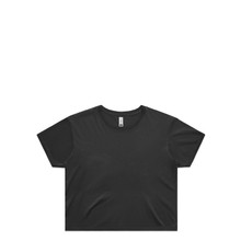 Wo's Faded Crop Tee – T Shirts – AS Colour – available in FADED BLACK – thumbnail 5 of 8