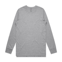 Base L/S Tee – T Shirts – AS Colour – available in ARMY, ASH HEATHER, NAVY, PALE PINK and 1 more – thumbnail 7 of 19