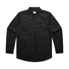 Work Shirt – Shirts – AS Colour – available in BLACK, NAVY – thumbnail 3 of 12