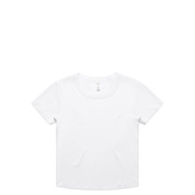 Wo's Organic Rib Baby Tee – T Shirts – AS Colour – available in BLACK, WHITE – thumbnail 7 of 10