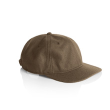 Class Wool Cap – Baseball Caps – AS Colour – available in WALNUT – thumbnail 4 of 7