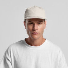 Class Five Panel Cap – Baseball Caps – AS Colour – available in BLACK, BONE, MIDNIGHT BLUE, WALNUT – thumbnail 9 of 15