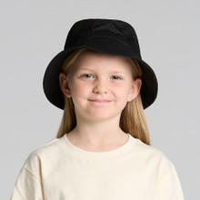 Kids Bucket Hat – Bucket & Sun Hats – AS Colour – available in BLACK, NAVY – thumbnail 5 of 8