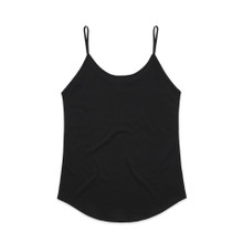 Wo's Pillar String Singlet – Singlets – AS Colour – available in BLACK – thumbnail 2 of 5