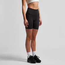 Wo's Active Bike Shorts – Shorts – AS Colour – available in BLACK, INK BLUE, SHADOW – thumbnail 8 of 12