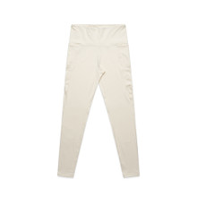 Wo's Active Leggings – Pants – AS Colour – available in BLACK, ECRU, INK BLUE, SHADOW – thumbnail 3 of 14