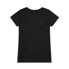 Wo's Bevel V Neck Tee – T Shirts – AS Colour – available in BLACK, GREY MARLE, WHITE – thumbnail 2 of 9