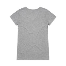 Wo's Bevel V Neck Tee – T Shirts – AS Colour – available in BLACK, GREY MARLE, WHITE – thumbnail 4 of 9