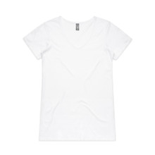 Wo's Bevel V Neck Tee – T Shirts – AS Colour – available in BLACK, GREY MARLE, WHITE – thumbnail 9 of 9