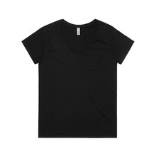 Wo's Chloe V Neck – T Shirts – AS Colour – available in BLACK, GREY MARLE, WHITE – thumbnail 9 of 9