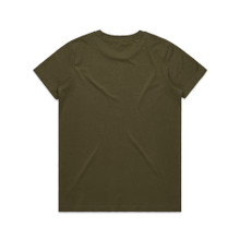 Wo's Basic Tee – T Shirts – AS Colour – available in ARMY, BURGUNDY, PALE BLUE – thumbnail 2 of 11