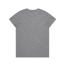 Wo's Basic Tee – T Shirts – AS Colour – available in ARMY, BURGUNDY, GREY MARLE, NATURAL – thumbnail 6 of 13