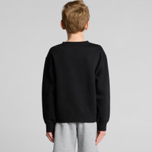 Youth Relax Crew – Pullovers – AS Colour – available in BLACK, GREY MARLE – thumbnail 7 of 9