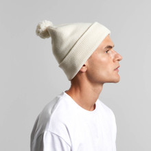 Pom Pom Beanie – Beanies – AS Colour – available in BLACK, ECRU, GREY MARLE – thumbnail 7 of 7