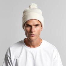 Pom Pom Beanie – Beanies – AS Colour – available in BLACK, ECRU, GREY MARLE – thumbnail 4 of 7