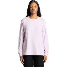 Wo's Classic L/S Tee – T Shirts – AS Colour – available in BLACK, ECRU, GREY MARLE, NAVY and 2 more – thumbnail 19 of 20