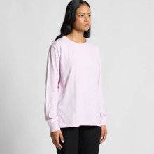 Wo's Classic L/S Tee – T Shirts – AS Colour – available in BLACK, ECRU, GREY MARLE, NAVY and 2 more – thumbnail 14 of 20
