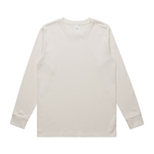 Wo's Classic L/S Tee – T Shirts – AS Colour – available in BLACK, ECRU, GREY MARLE, NAVY and 2 more – thumbnail 3 of 20