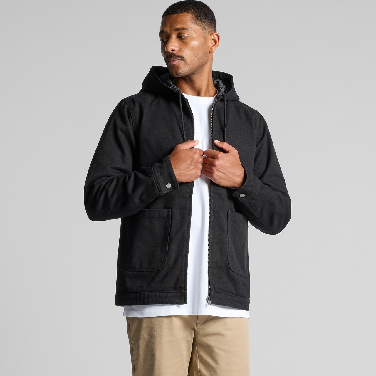 Canvas Heavy Hooded Jacket | 5529