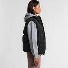 Wo's Puffer Vest – Vests – AS Colour – available in BLACK – thumbnail 3 of 8