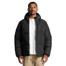 Hooded Puffer Jacket – Jackets – AS Colour – available in BLACK – thumbnail 7 of 8