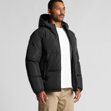 Hooded Puffer Jacket – Jackets – AS Colour – available in BLACK – thumbnail 4 of 8