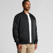 College Bomber Jacket – Jackets – AS Colour – available in BLACK – thumbnail 4 of 8