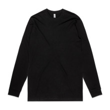 Staple Organic L/S Tee – T Shirts – AS Colour – available in BLACK, NATURAL, WHITE – thumbnail 1 of 12