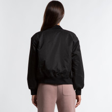 Wo's College Bomber Jacket – Jackets – AS Colour – available in BLACK – thumbnail 6 of 8