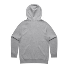 Wo's Official Zip Hood – Hoodies – AS Colour – available in GREY MARLE – thumbnail 2 of 5