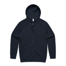 Official Zip Hood – Hoodies – AS Colour – available in GREY MARLE, NAVY, WHITE MARLE – thumbnail 9 of 9