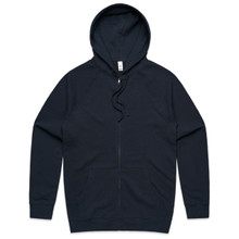 Official Zip Hood – Hoodies – AS Colour – available in GREY MARLE, NAVY, WHITE MARLE – thumbnail 7 of 9