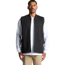 Canvas Heavy Vest – Vests – AS Colour – available in BLACK, WALNUT – thumbnail 9 of 10