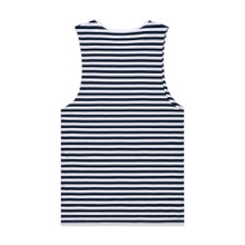 Barnard Stripe – Singlets – AS Colour – available in NAVY/WHITE – thumbnail 2 of 5