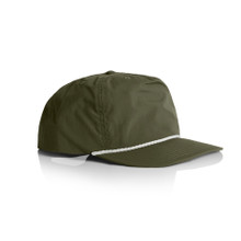 Surf Rope Cap – Baseball Caps – AS Colour – available in ARMY/WHITE, BLACK/WHITE, ECRU/WHITE, FIRE/WHITE and 1 more – thumbnail 3 of 25