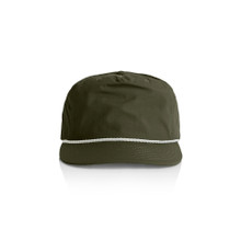 Surf Rope Cap – Baseball Caps – AS Colour – available in ARMY/WHITE, BLACK/WHITE, ECRU/WHITE, FIRE/WHITE and 1 more – thumbnail 1 of 25