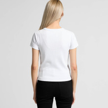Wo's Organic Rib Tee – T Shirts – AS Colour – available in BLACK, WHITE – thumbnail 8 of 10