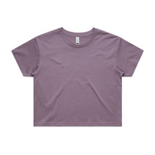Wo's Crop Tee – T Shirts – AS Colour – available in BERRY – thumbnail 9 of 9