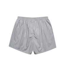 Boxer Fine Stripe Shorts – Shorts – AS Colour – available in MID BLUE/NATURAL, SMOKE/WHITE – thumbnail 4 of 6