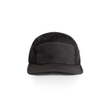 Finn Two-Tone Nylon Cap – Baseball Caps – AS Colour – available in COAL/BLACK, ECRU/COAL – thumbnail 1 of 10