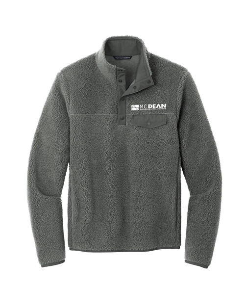 Camp Fleece Pullover Grey Steel
