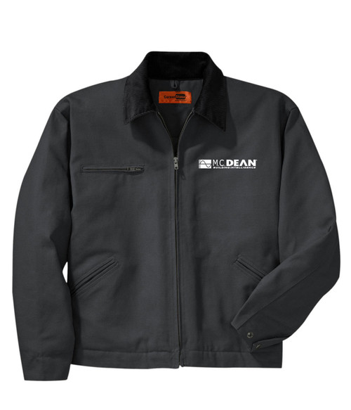 Duck Cloth Work Jacket Charcoal
