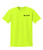 DryBlend 50% Cotton/50% Poly Short Sleeve Safety Green Front